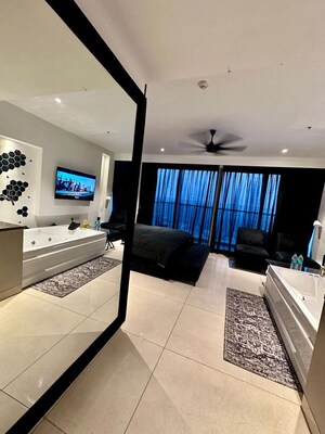 Bedroom in Studio Apartment at M3M My Den, Sector 67 – for Rent