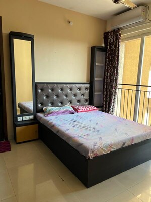 Bedroom in 2 BHK Apartment at Rustomjee Athena, Majiwada – for Rent
