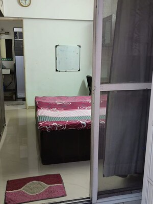 Bedroom in 1 BHK Apartment at Essen Shonest Towers, Wakad – for Rent