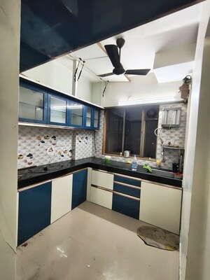 Kitchen in 1 BHK Apartment at Runwal Garden City, Balkum Pada – for Rent