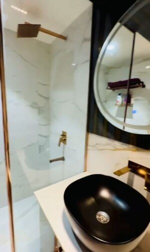 Bathroom in Studio Apartment at M3M Corner Walk, Sector 74 – for Rent