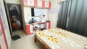 Bedroom in 2 BHK Apartment at Hyde Park Galaxy, Manpada – for Sale