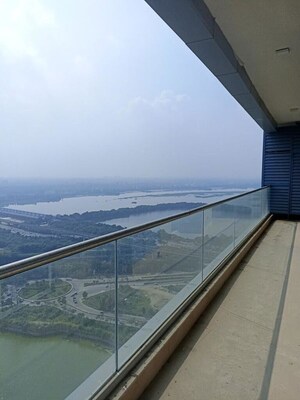 Balcony in 3 BHK Apartment at Supertech Supernova Nova Residences, Sector 94 – for Rent