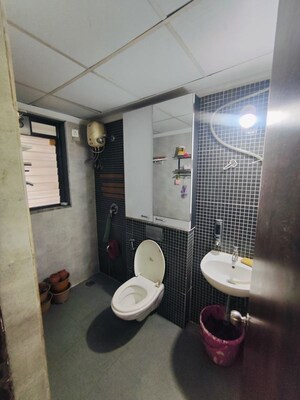Bathroom in 2 BHK Apartment at Lodha Downtown, Dombivli East – for Rent