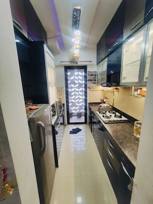 Kitchen in 2 BHK Apartment at Lodha Downtown, Dombivli East – for Rent