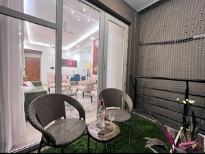 Balcony in 3 BHK Apartment at Dhoot Time Residency, Sector 63 – for Rent