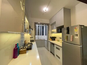 Kitchen in 3 BHK Apartment at Dhoot Time Residency, Sector 63 – for Rent