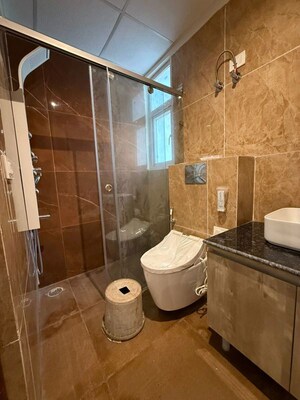 Bathroom in 4 BHK Apartment at T Homes Phase 1, Siddharth Vihar – for Rent