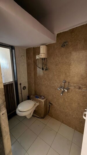 Bathroom in 1 BHK Apartment at Bhoomi Classic, Malad West – for Rent