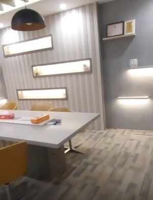 Bathroom in  Office Space at Akshar Business Park, Vashi Sector 19f – for Rent