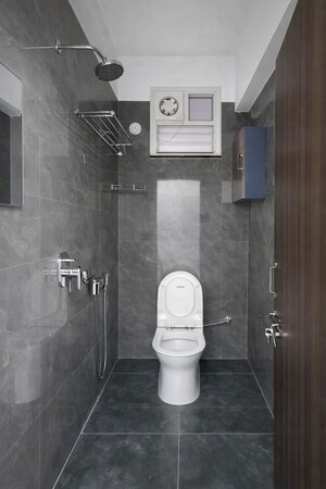 Bathroom in 3 BHK Builder Floor at Kondapur – for Rent