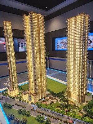 3 BHK Apartment – Exterior View View at Ganga Anantam, Sector 85 - for Sale