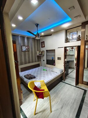 Bedroom in 3 BHK Builder Floor at Rohini Sector 7 – for Rent