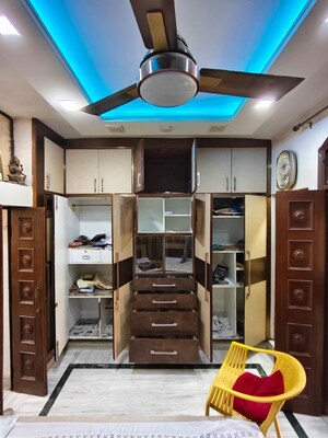Living Room in 3 BHK Builder Floor at Rohini Sector 7 – for Rent