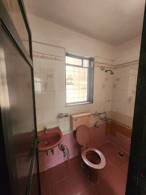 Bathroom in 2 BHK Apartment at Swarna CHS, Kharghar Sector 7 – for Rent
