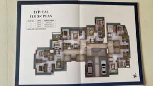 Floor Plan in 2 BHK Apartment at Harbour Breeze, Mazgaon – for Sale