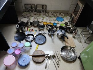 Kitchen in 1 BHK Apartment at Sandesh Nagar – for Rent