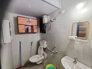 Bathroom in 1 BHK Apartment at Sandesh Nagar – for Rent