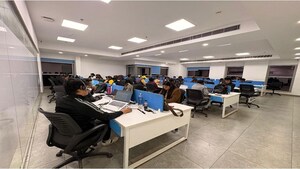 Team Area in  Office Space at New Town Action Area ii – for Rent