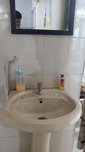 Bathroom in 1 BHK Apartment at Asha Heights Aundh, Aundh – for Rent