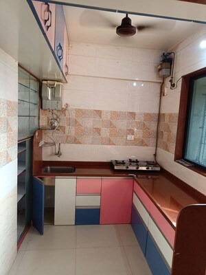 Kitchen in 1 BHK Apartment at Ghansoli Sector 4 – for Rent