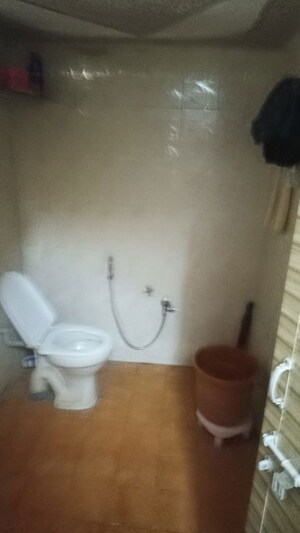 Bathroom in 2 BHK Apartment at Prahlad Nagar – for Rent