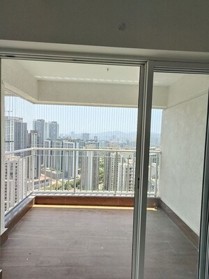 Balcony in 2 BHK Apartment at Lodha Amara, Kolshet Road – for Rent