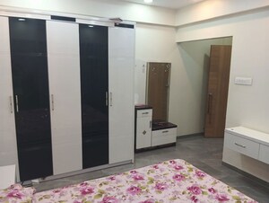Bedroom in 3 BHK Apartment at Kumar Papillon, Pashan Gaon – for Rent
