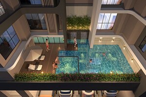 Bedroom in 2 BHK Apartment at Kasturi Regius, Kharghar Sector 12 – for Rent