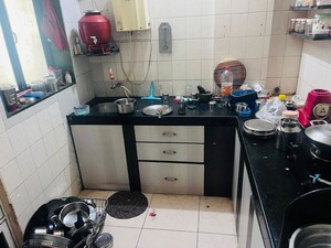 Kitchen in 1 BHK Apartment at Govind Dham Chs, Kalwa – for Rent