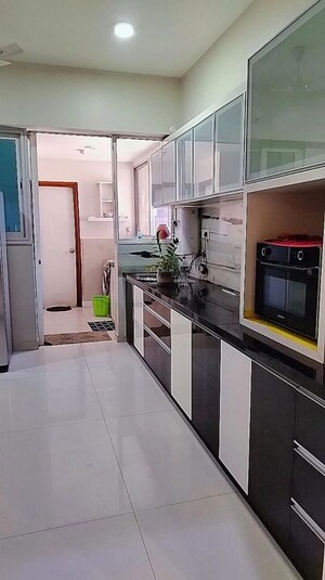 Kitchen in 4 BHK Apartment at Amanora Aspire Towerss, Hadapsar – for Rent