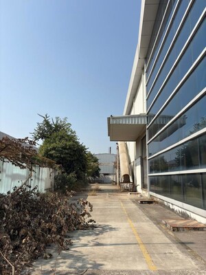 Warehouse – Exterior View View at Manjusar Gidc - for Rent