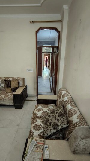 Living Room in 2 BHK Builder Floor at Malviya Nagar – for Rent