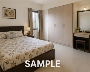 Bedroom in 3.5 BHK Apartment at Rohan Mithila, Viman Nagar – for Rent