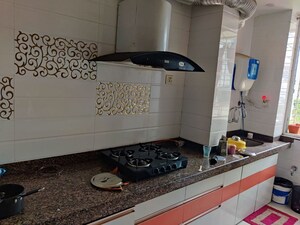 Kitchen in 3 BHK Apartment at Civil Lines – for Rent