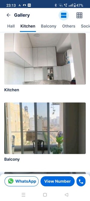 Kitchen in 3 BHK Apartment at Signature Global City 92, Sector 92 – for Sale