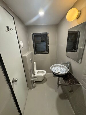 Bathroom in 3 BHK Apartment at Mount Mary Bandra, Bandra West – for Rent