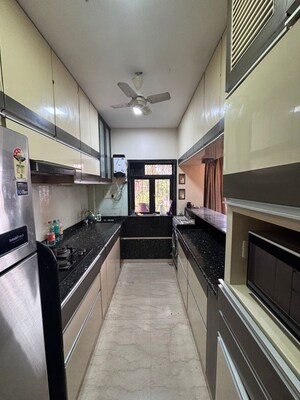 Kitchen in 3 BHK Apartment at Mount Mary Bandra, Bandra West – for Rent