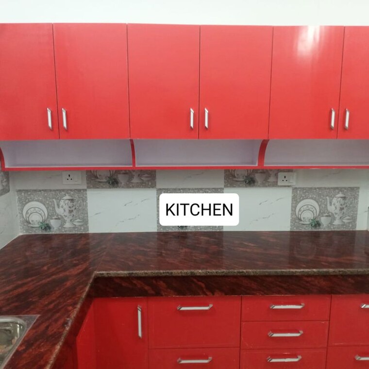 Kitchen, gomti nagar 2 Bedroom 1000 Sq.Ft. Builder Floor In Gomti Nagar Lucknow 10368996