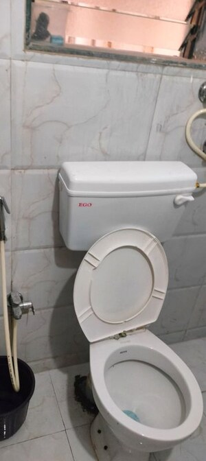 Bathroom in 1 BHK Apartment at Sandesh Nagar – for Rent