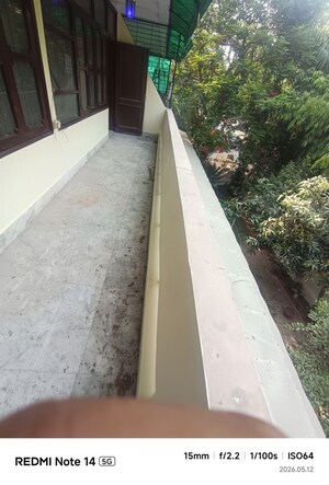 Balcony in 3 BHK Builder Floor at Kalkaji – for Rent