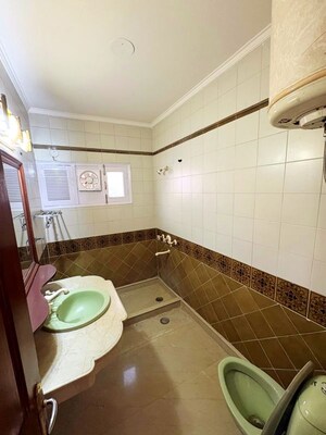 Attached Bathroom in 3 BHK Builder Floor at Greater Kailash I – for Rent