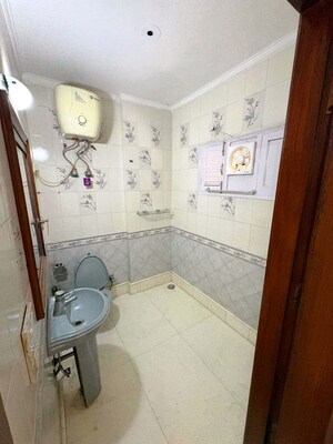 Attached Bathroom in 3 BHK Builder Floor at Greater Kailash I – for Rent