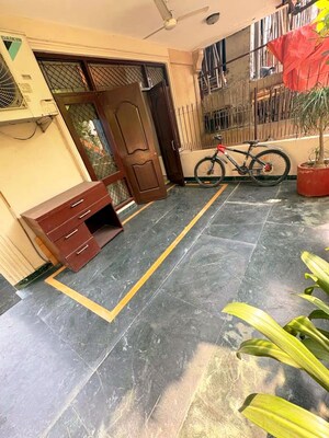 Balcony in 3 BHK Builder Floor at Greater Kailash I – for Rent