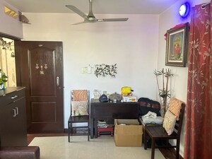 Living Room in 1 BHK Apartment at Sheth Clarion, Borivali East – for Rent