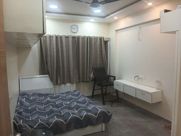 Bedroom, kumar-papillon 3 Bedroom 1200 Sq.Ft. Apartment In Pashan Gaon Pune 10370000