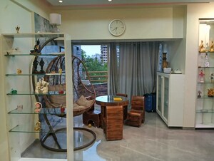 Living Room in 3 BHK Apartment at Kumar Papillon, Pashan Gaon – for Rent
