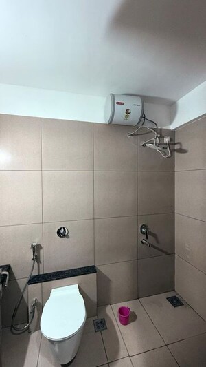 Bathroom in 3 BHK Apartment at Majestique Signature Towers, Balewadi – for Rent