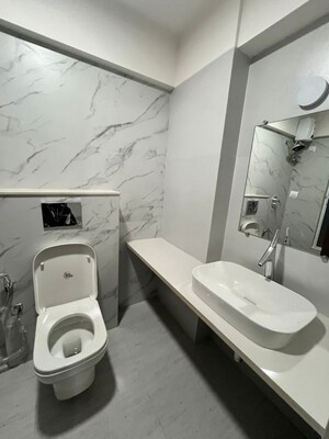 Bathroom in 2 BHK Apartment at Mahindra Alcove, Chandivali – for Rent