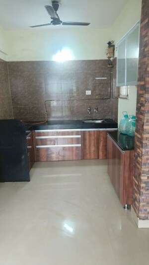 Kitchen in 3 BHK Apartment at Manav Silver Skyscapes, Wakad – for Rent